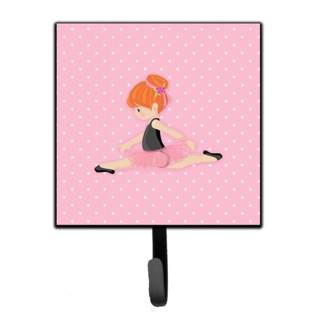 Carolines Treasures Ballerina Red Head Jete Leash or Key Holder BB5165SH4